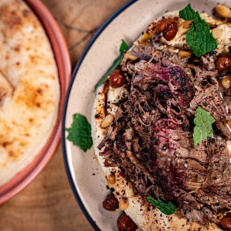 Smoked Lamb Hummus