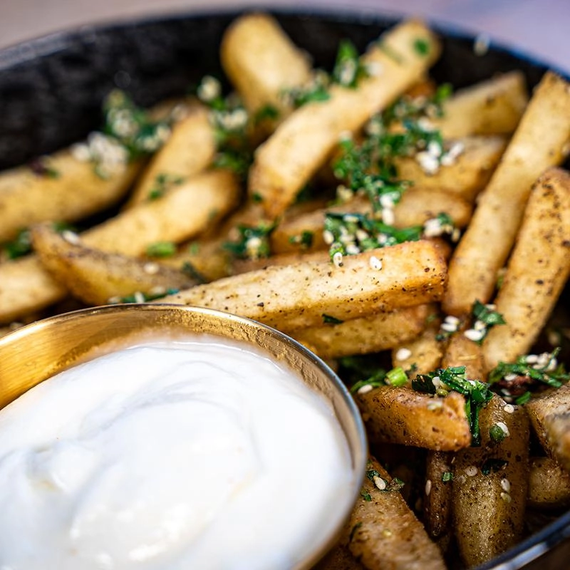 Papas fritas za'atar