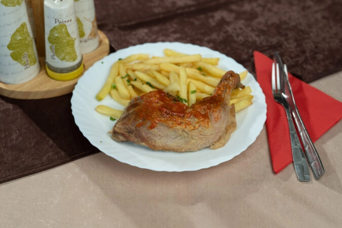 Menu no. 2 – Chicken leg 150G